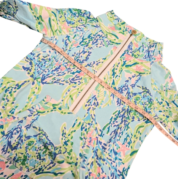 Lilly Pulitzer Skipper Popover Sky Blue Blue Heaven Size Small 🩷🩵💚 - Picture 6 of 11